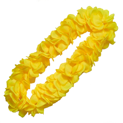 Super Deluxe Lei - Solid Yellow image