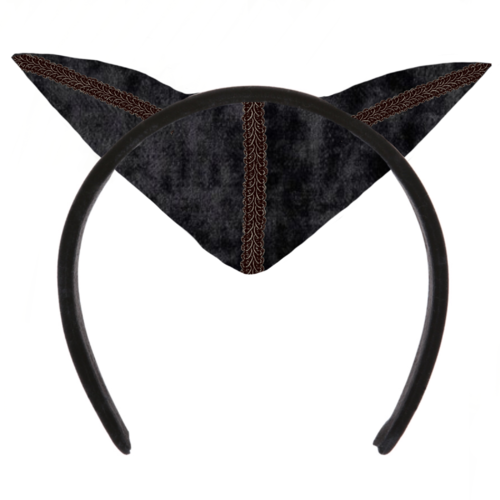 Cat Woman Ear Headband - Black image