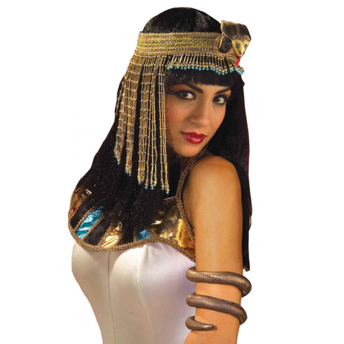 Deluxe Cleopatra Cobra Headpiece w/Bead