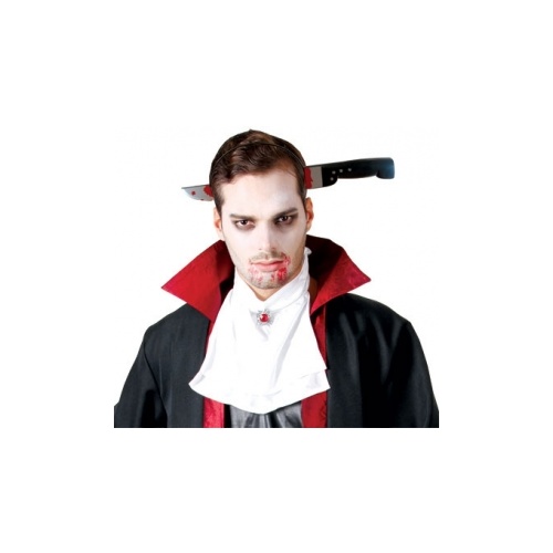 Zombie Knife Thru Head Headband image