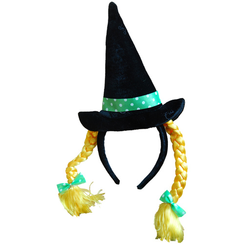 **Witch Hat Headband w/Plaits***