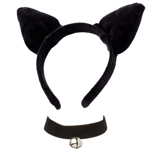 Cat Ear Headband & Collar Set image