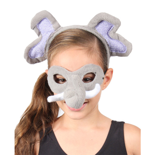 Animal Headband & Mask Set - Elephant image