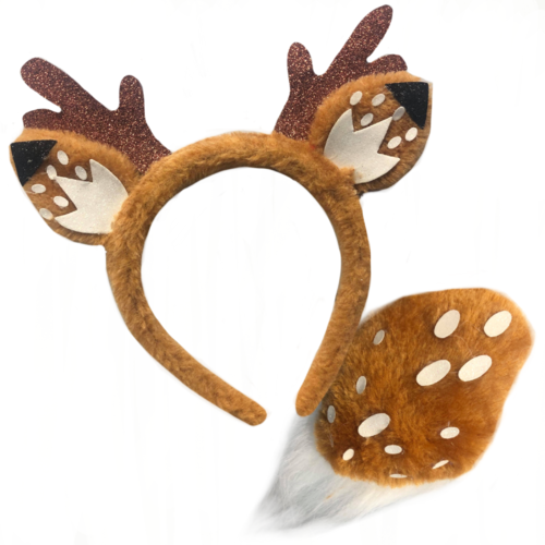 Animal Headband &amp; Mask Set - Deer