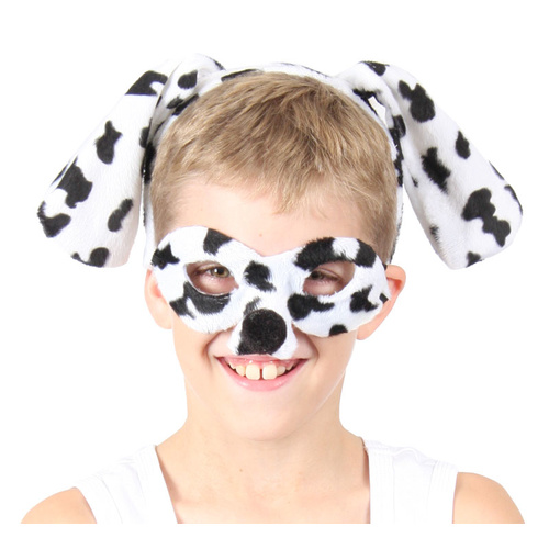 Animal Headband & Mask Set - Dalmatian