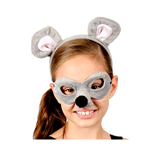Animal Headband & Mask Set - Mouse