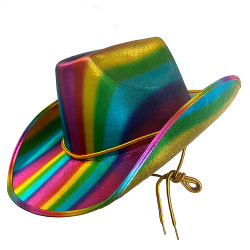 Cowboy Hat - Rainbow Pride
