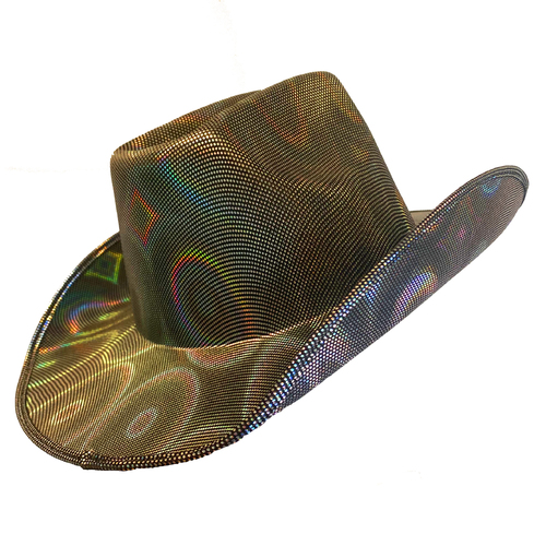 Cowboy Hat - Hologram Silver