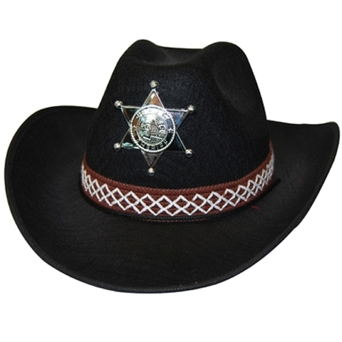 Cowboy Hat - Black Feltex image