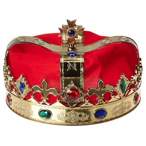 Royal Crown - Gold w/Red Fabric