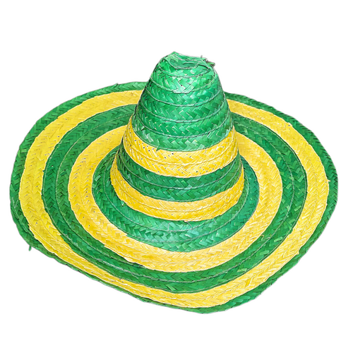 Mexican Sombrero - Green/Yellow