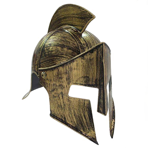 Bronzed Roman Helmet