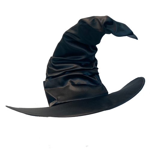 Witch Hat Satin Black