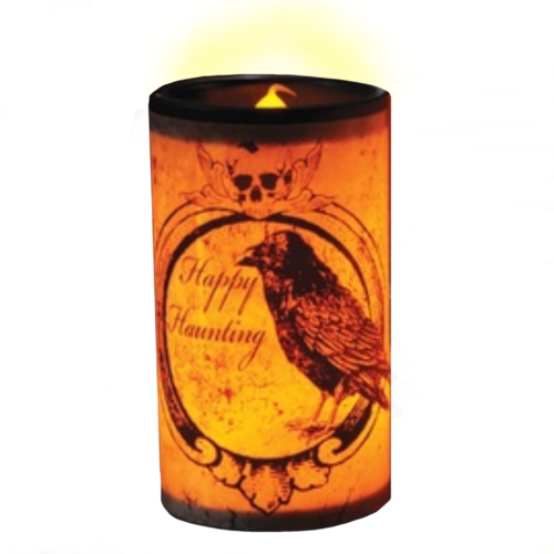 Creepy LED Candle - Raven