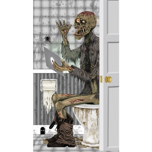 Door Cover - Zombie On Toilet image