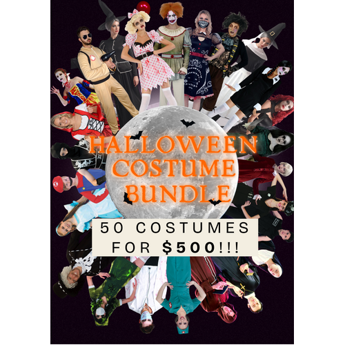 Halloween Costume Bundle - 50 Costumes for $500