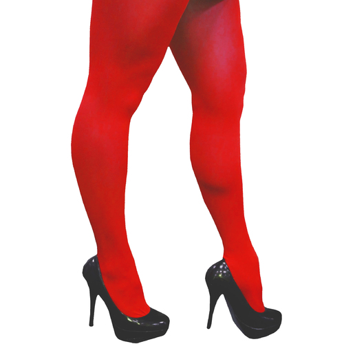 Full Length Color Tights - Red image