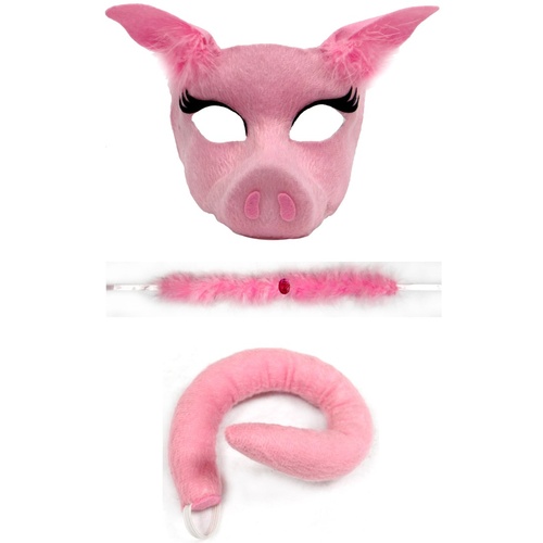 Deluxe Adult Animal Mask - Pig image