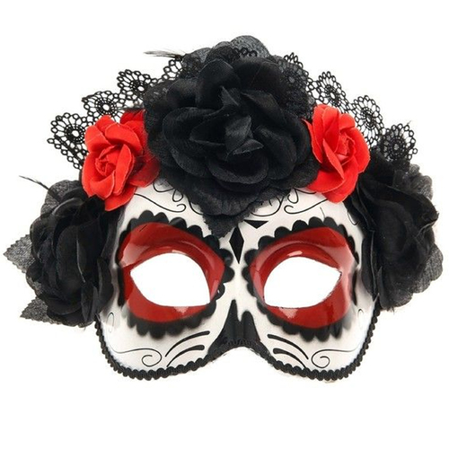 Masquerade Mask - Day of the Dead Style