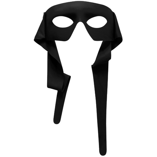 Masked Man w/Ties - Black