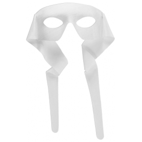 Masked Man w/Ties - White