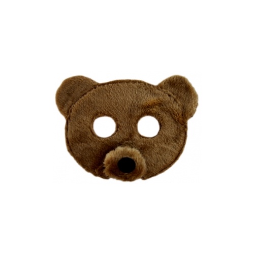 Plush Animal Mask - Bear image