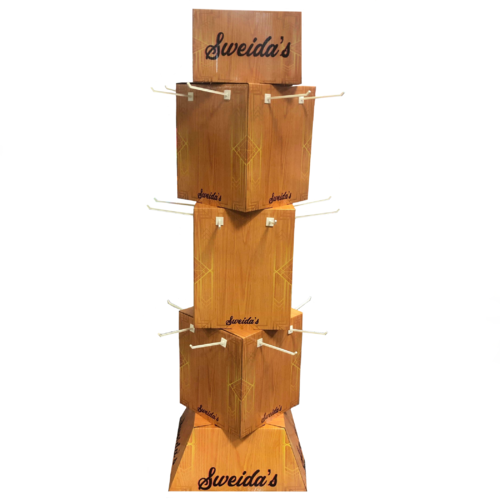 Display Stand with 24 hooks
