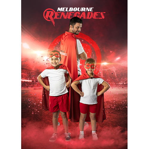 MELBOURNE RENEGADES - Adults Hero Supporter Cape