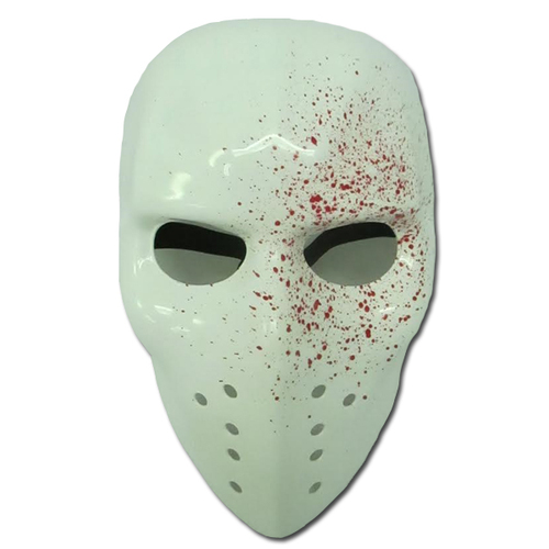 Blood Shot Hockey Mask