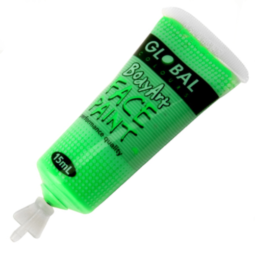 Body Art 15ml Tube - FLUORO GREEN image