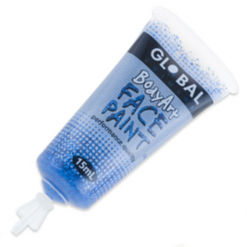 Body Art 15ml Tube - BLUE GLITTER image