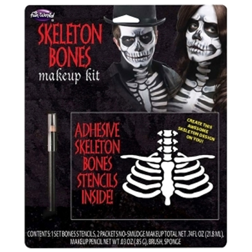 Bones Make Up Kit - Skeleton Bones image