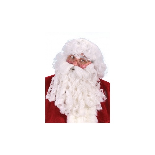 Deluxe Santa Wig & Beard Set image