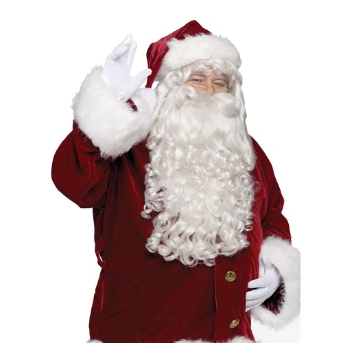 Realistic Santa Wig & Beard Set image