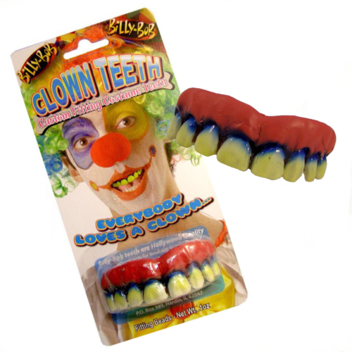 Billy Bob Costume Teeth - Clown image