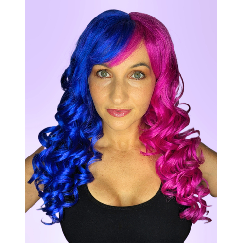 STARRY WIG - Calypso Split Purple/ Pink image