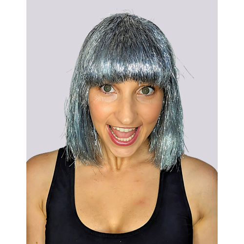 Sparkle Nation Wig - Silver image