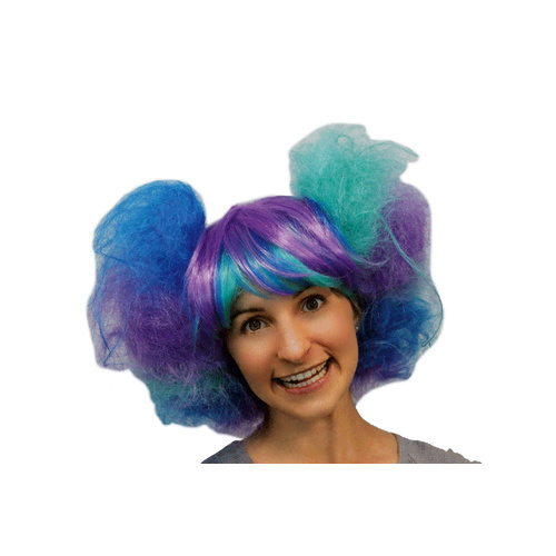 Deluxe Bubble Gum Cosplay Clown Wig