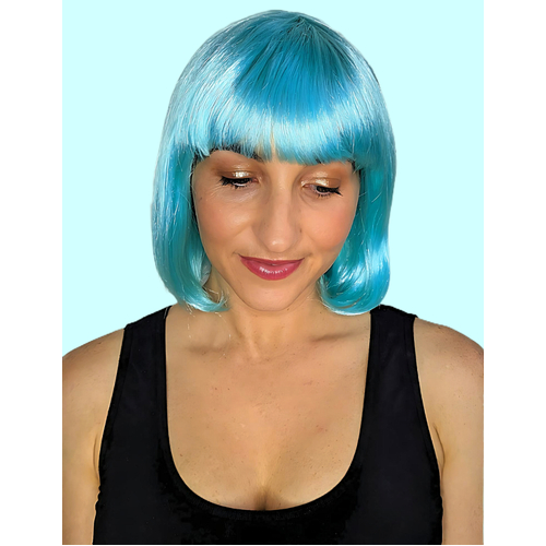 Deluxe Bob Wig - Candy Blue image